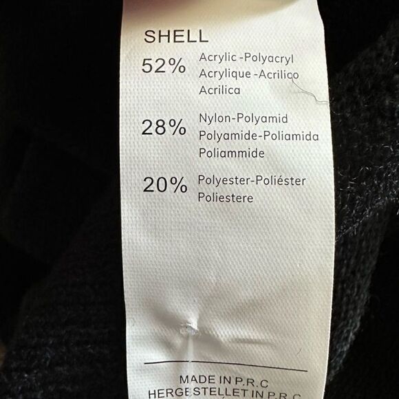 Cupshe Black Ribbed Bodycon Dress with Onyx Gigot Sleeve Medium - Picture 6 of 7